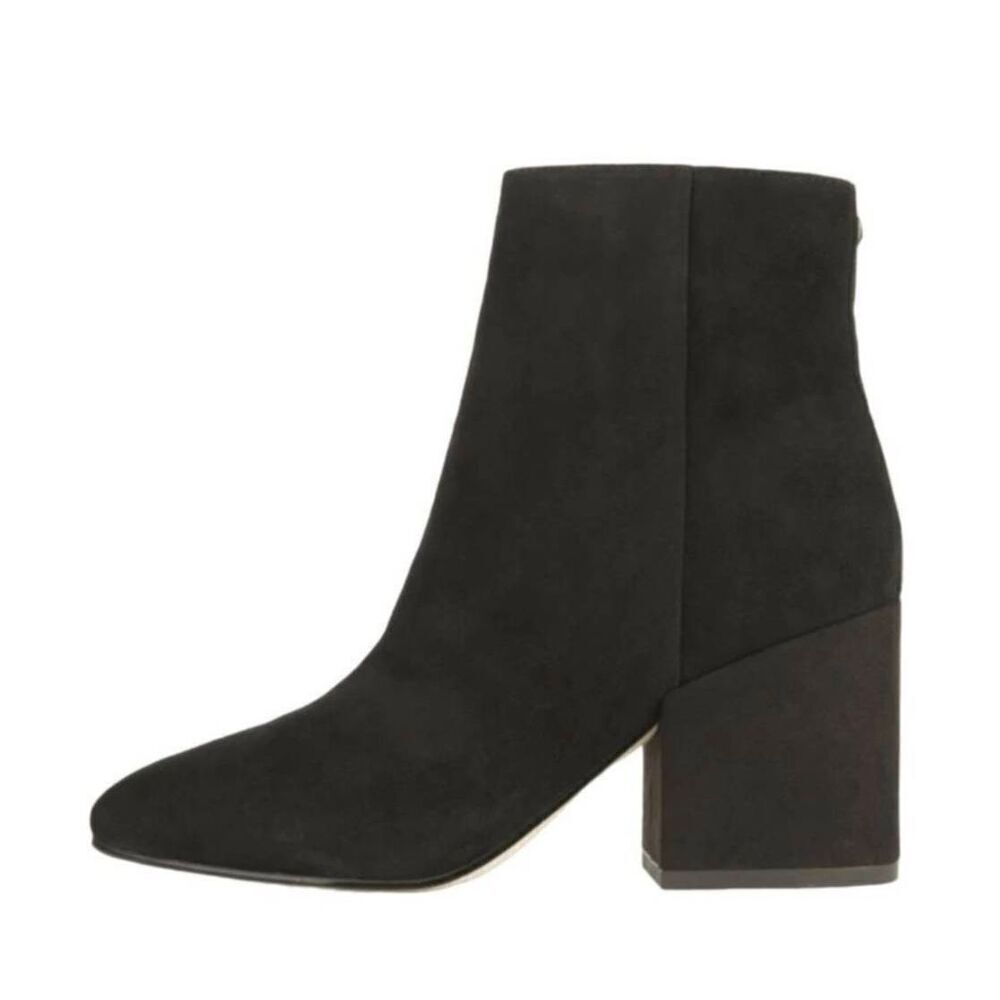 SAM EDELMAN Taye Black Suede Ankle Boot Size 9M